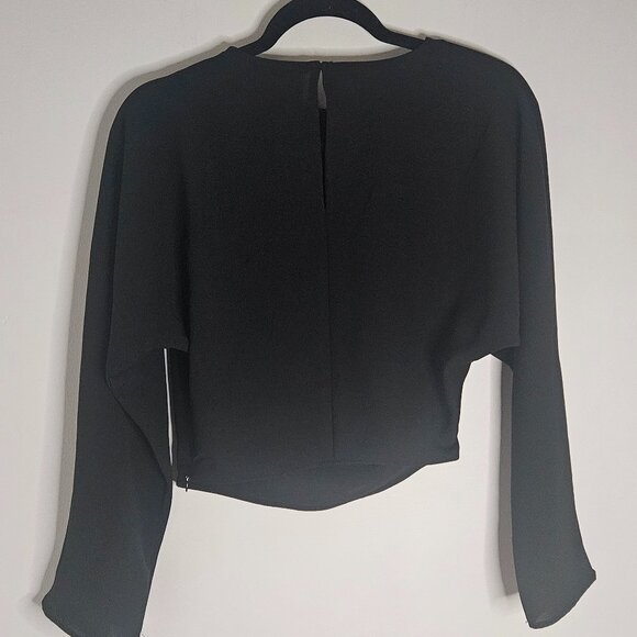 Zara Long Sleeve Rhinestone Top Small - Picture 6 of 11